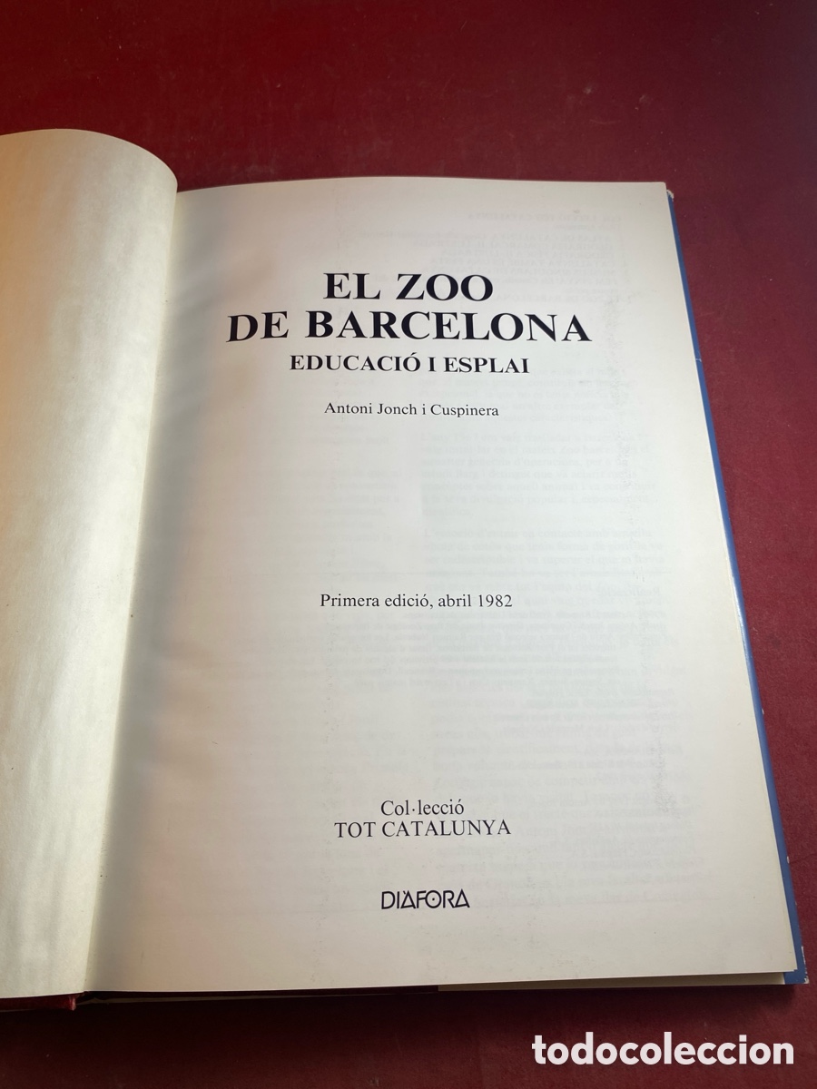 Libros: EL ZOO DE BARCELONA. Antoni Jonch i Cuspinera - Foto 2