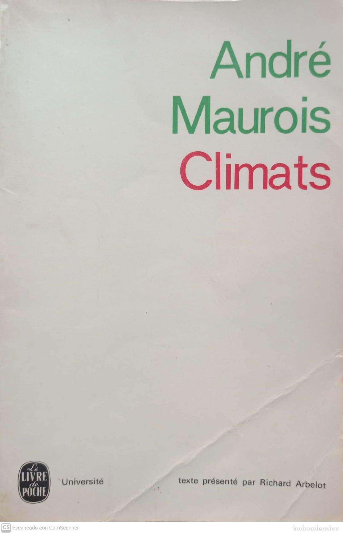 Libros: Climats - Andr&eacute; Maurois - Foto 1