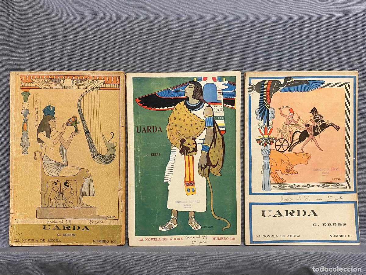 Libros: UARDA. Novela del antiguo Egipto tomada de los papiros de Tebas. 3 VOL. - EBERS, GEORG. - Foto 1