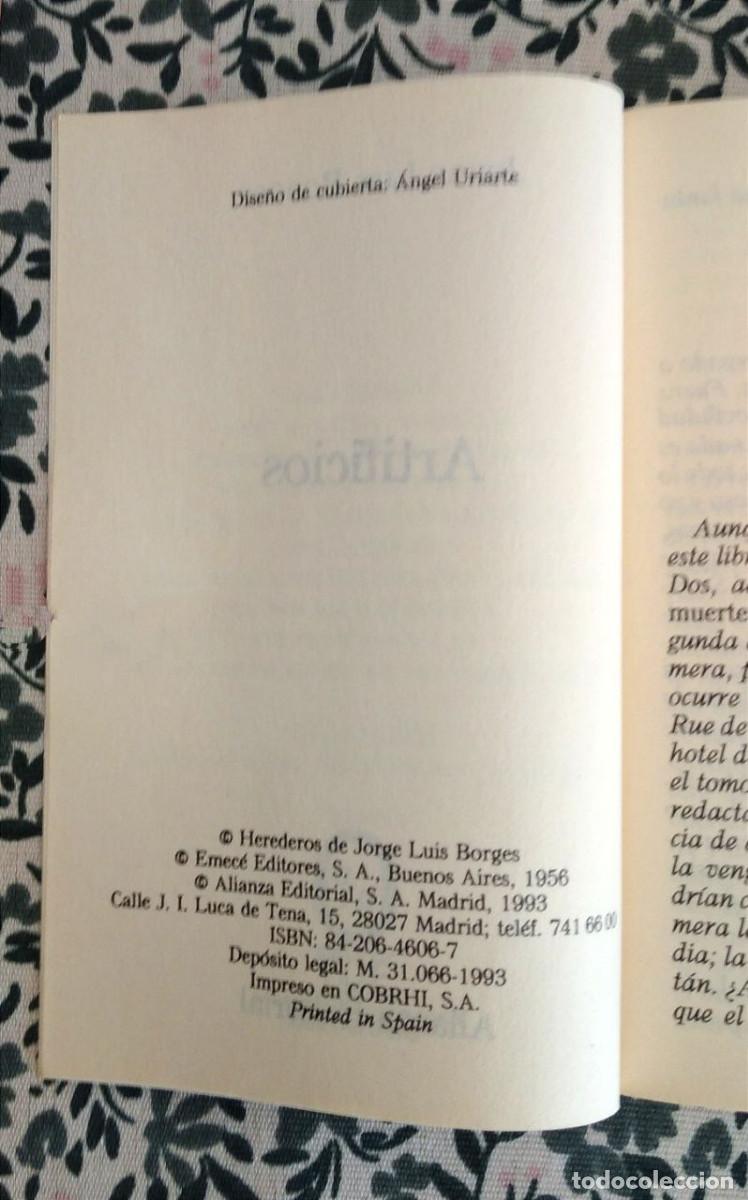 Libros: Artificios - BORGES, Jorge Luis - Foto 3