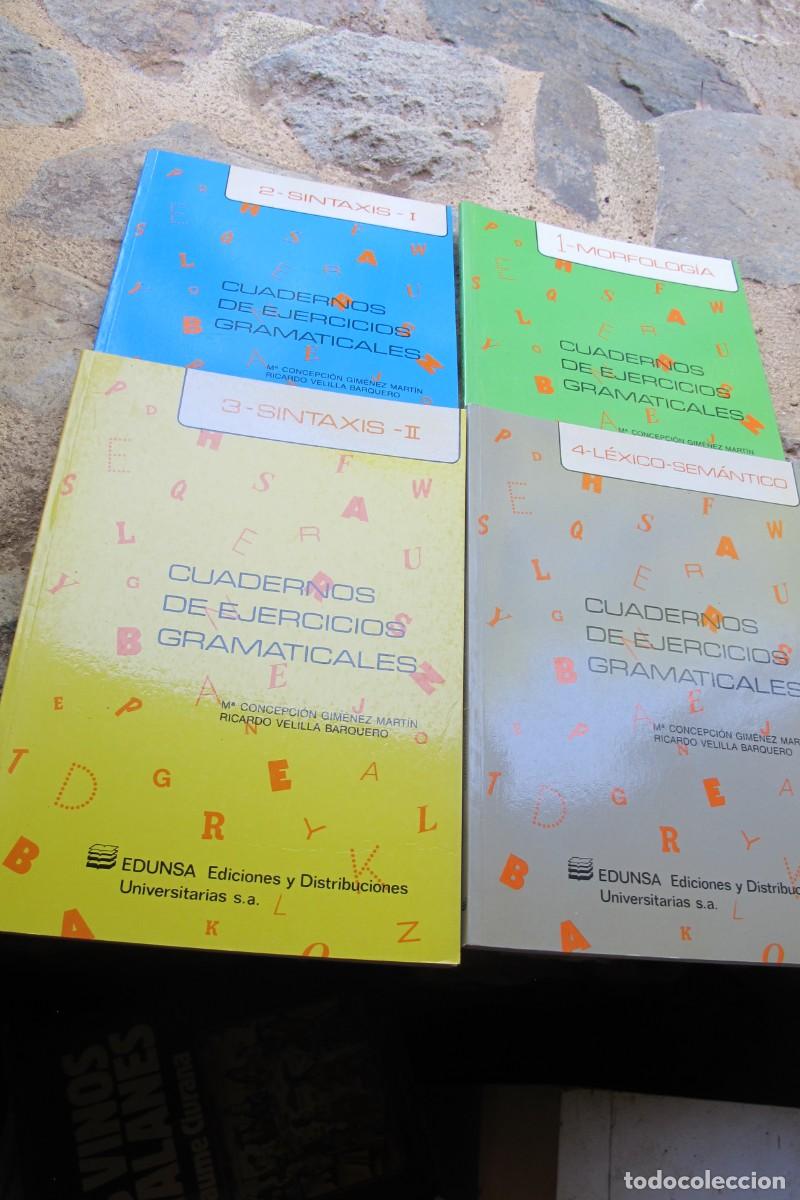 Livres: CUADERNOS DE EJERCICIOS GRAMATICALES 1 MORFOLOGIA 2 SINTAXIS I 3 SINTAXIS II 4 LEXICO-SEMANTICO