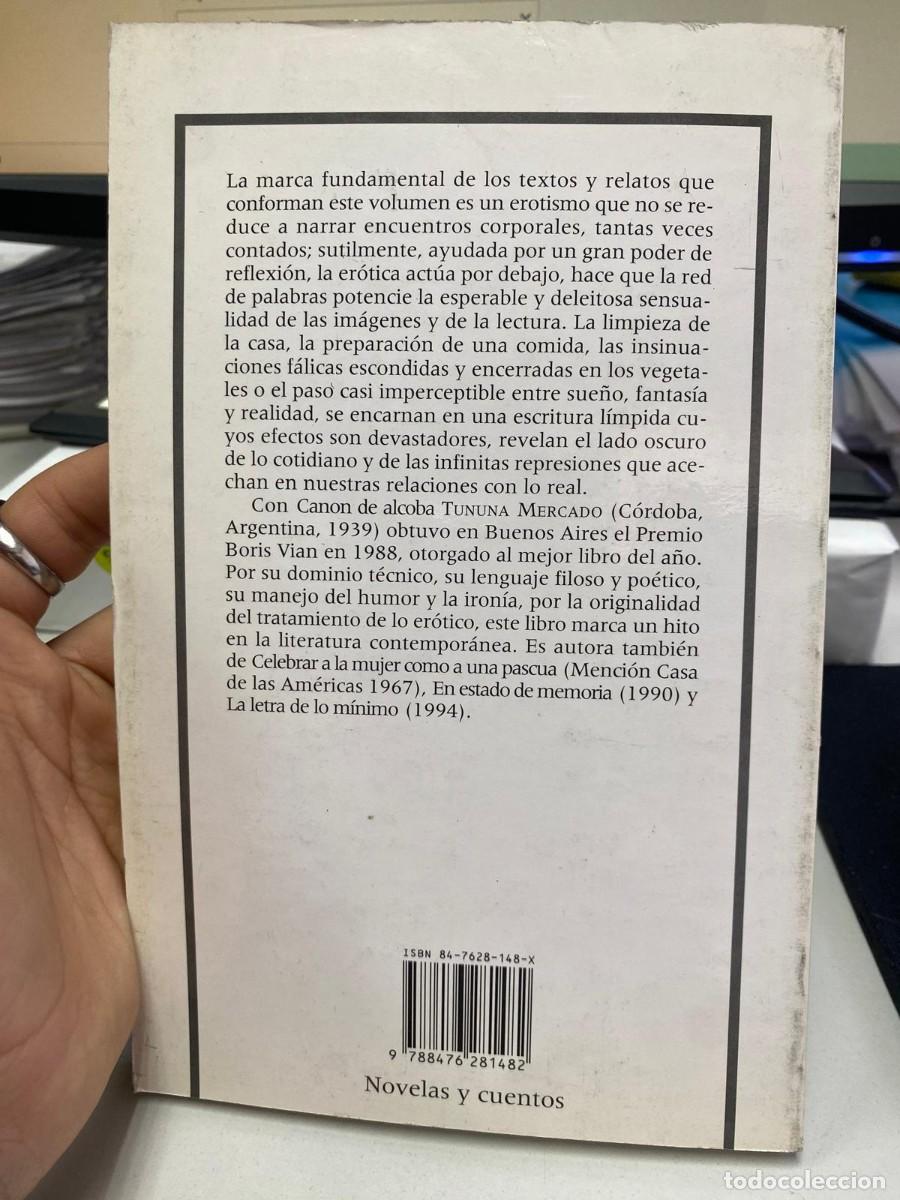 Libros: Canon de alcoba - Tununa Mercado - Foto 2