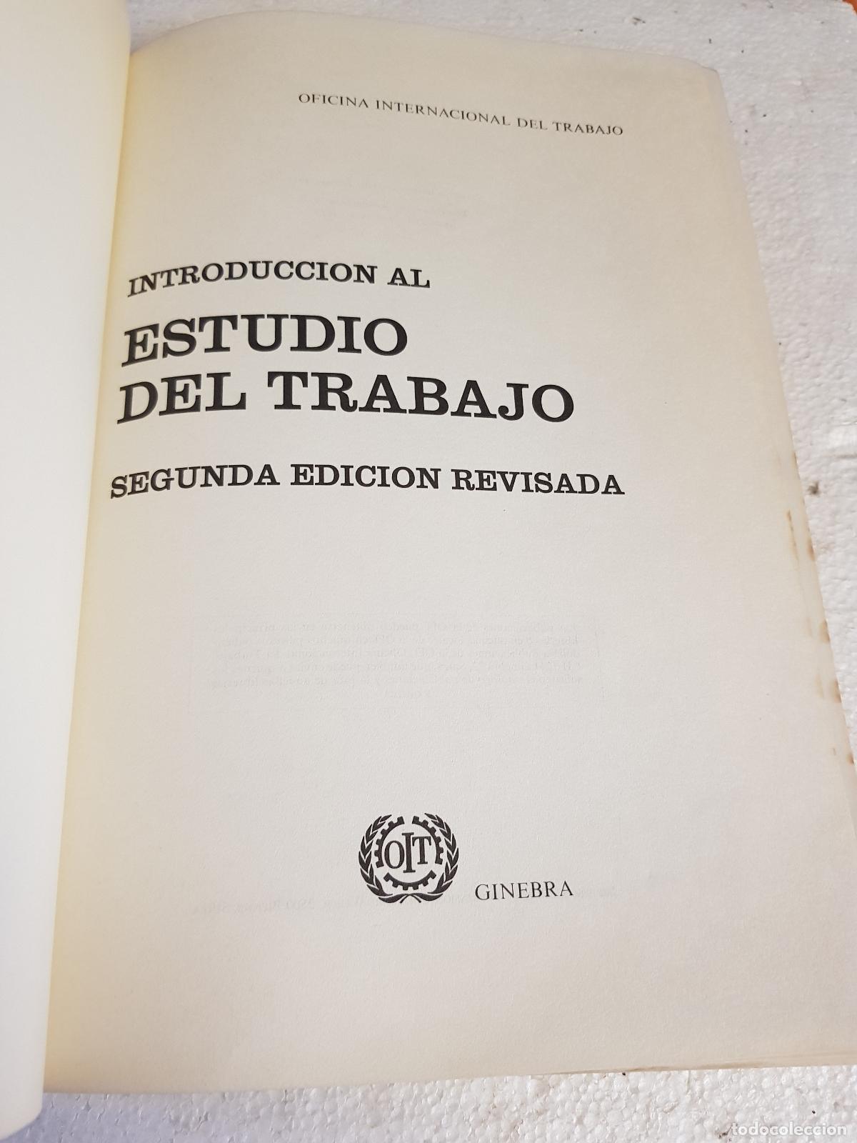 Libros: Introducci&oacute;n al estudio del trabajo - Foto 4