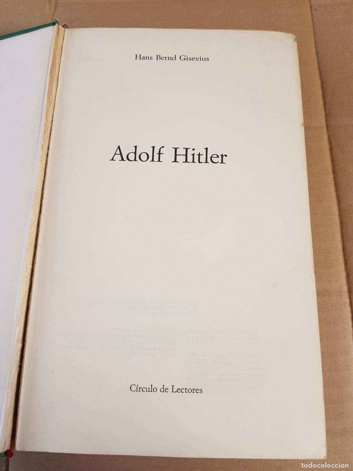 Libros: Adolf Hitler - Hans Bernd Gisevius - Foto 2