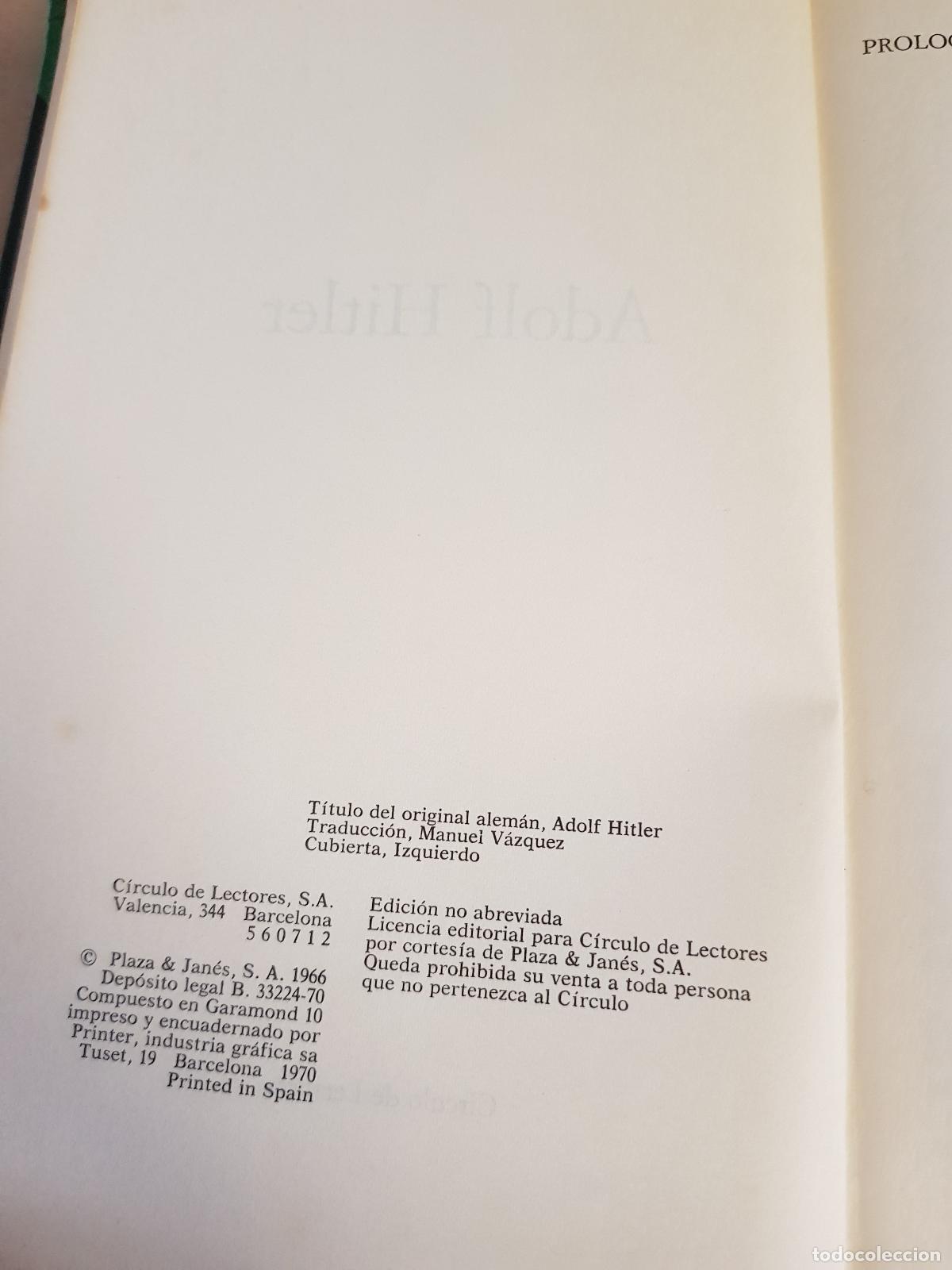 Libros: Adolf Hitler - Hans Bernd Gisevius - Foto 3