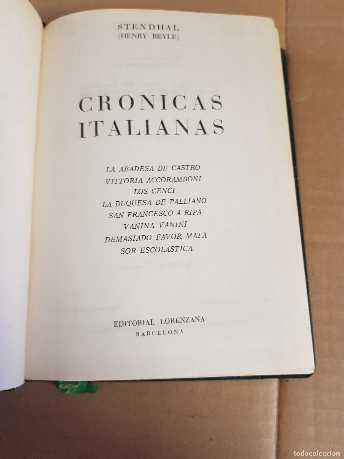 Libros: Cronicas italianas - Sten Dhal - Foto 4