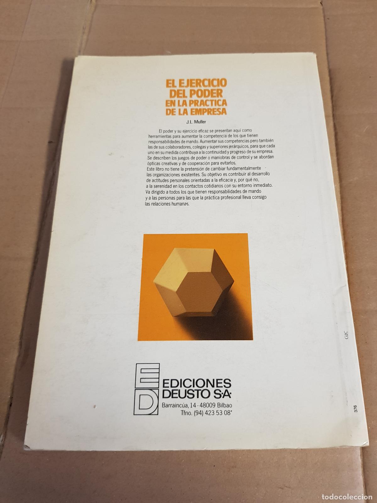 Libros: El ejercicio del poder en la practica de la empresa - J. L. Muller - Foto 2