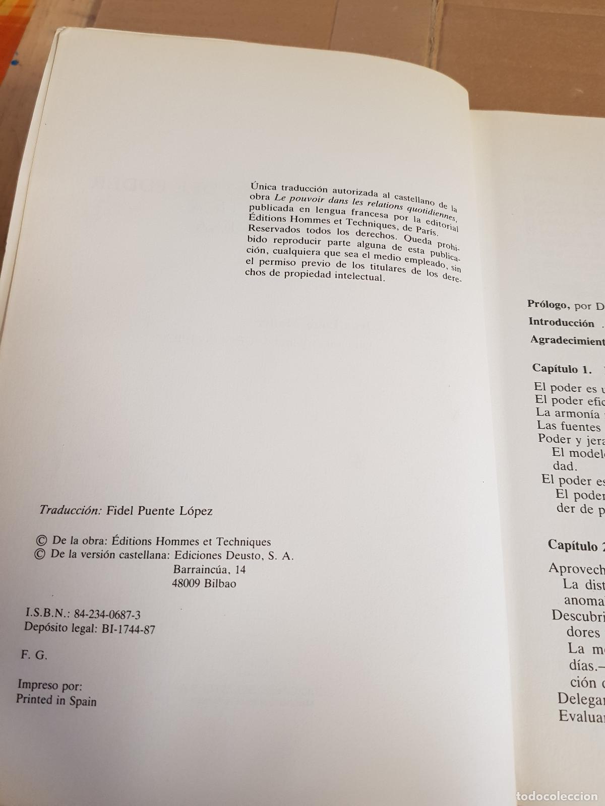 Libros: El ejercicio del poder en la practica de la empresa - J. L. Muller - Foto 3