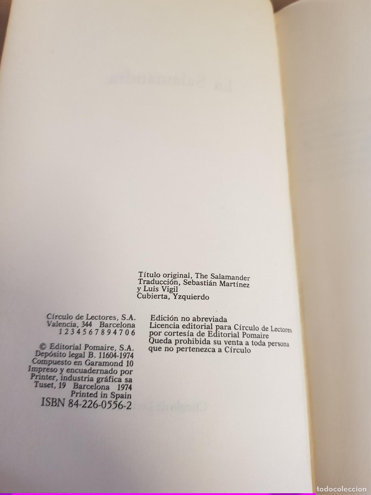 Libros: La salamandra - Morris west - Foto 4
