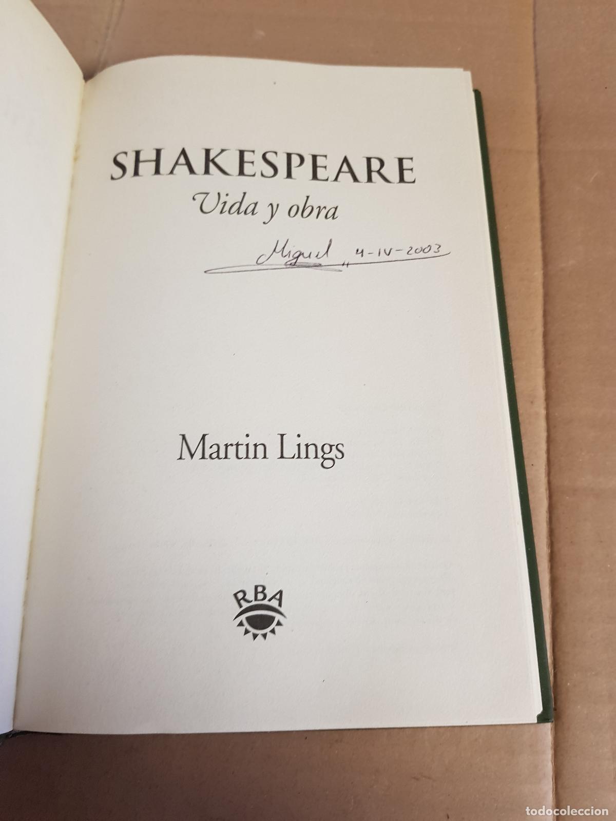 Libros: Shakespeare. Vida y obra - Martin Lings - Foto 3