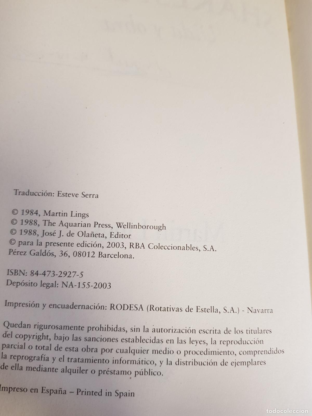 Libros: Shakespeare. Vida y obra - Martin Lings - Foto 4