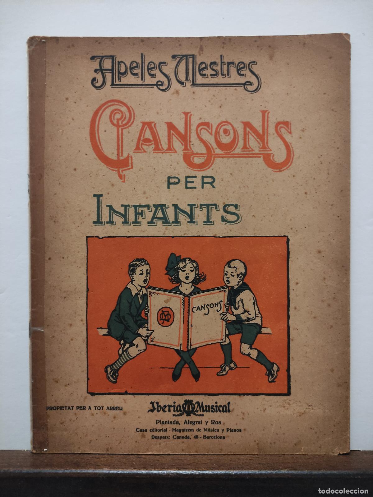 Libros: CANSONS PER INFANTS - APELES MESTRES - Foto 1
