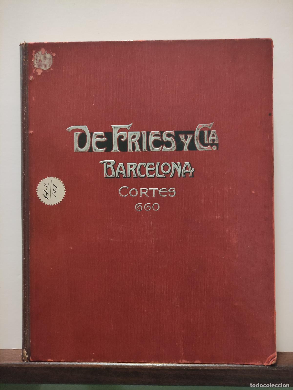 Libros: CATALOGO DE FRIES Y CIA - CORTES 660
