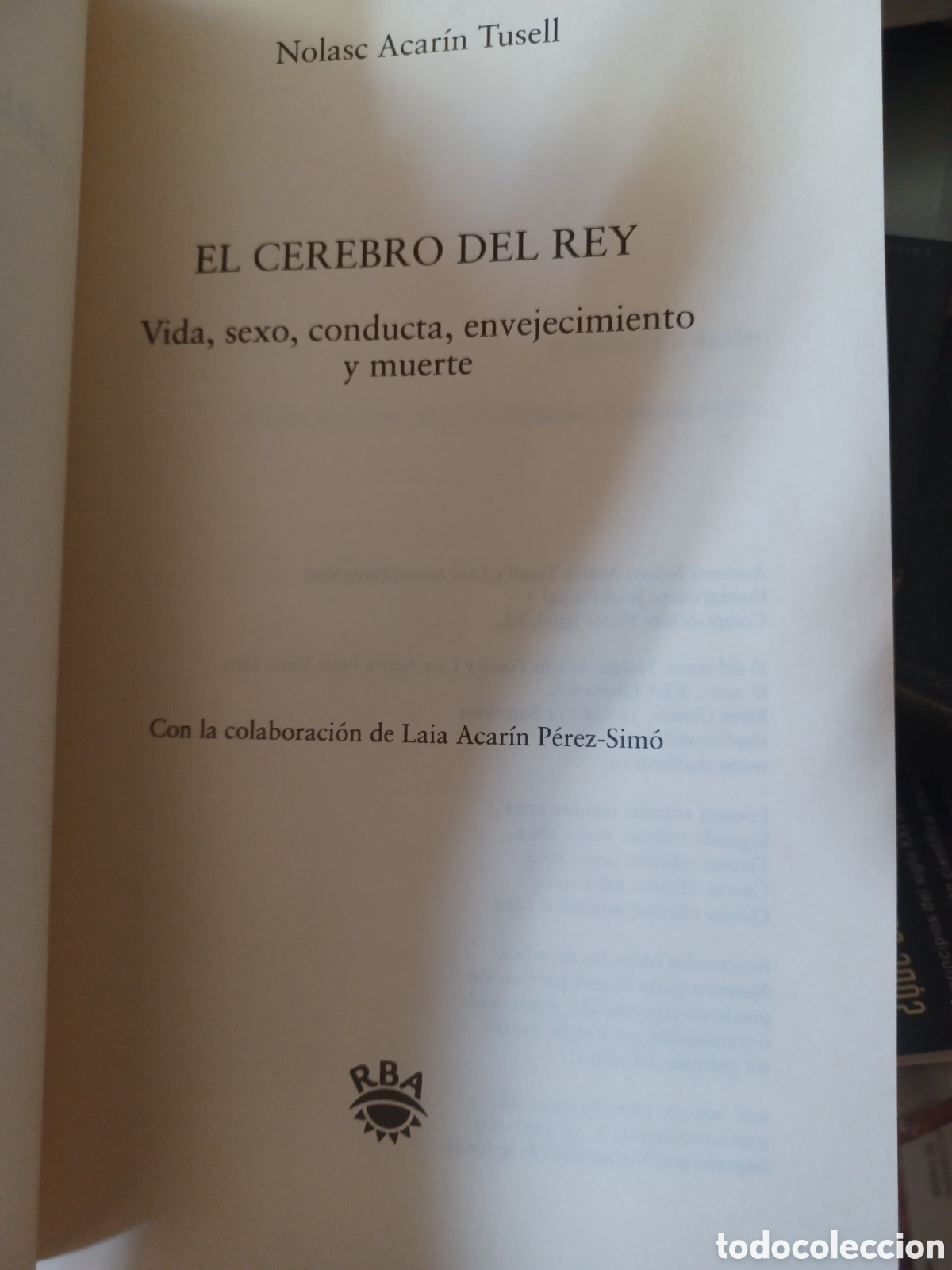 Libros: Barybook 71 B. . . El cerebro del rey Nolasc acarin RBA - Foto 3