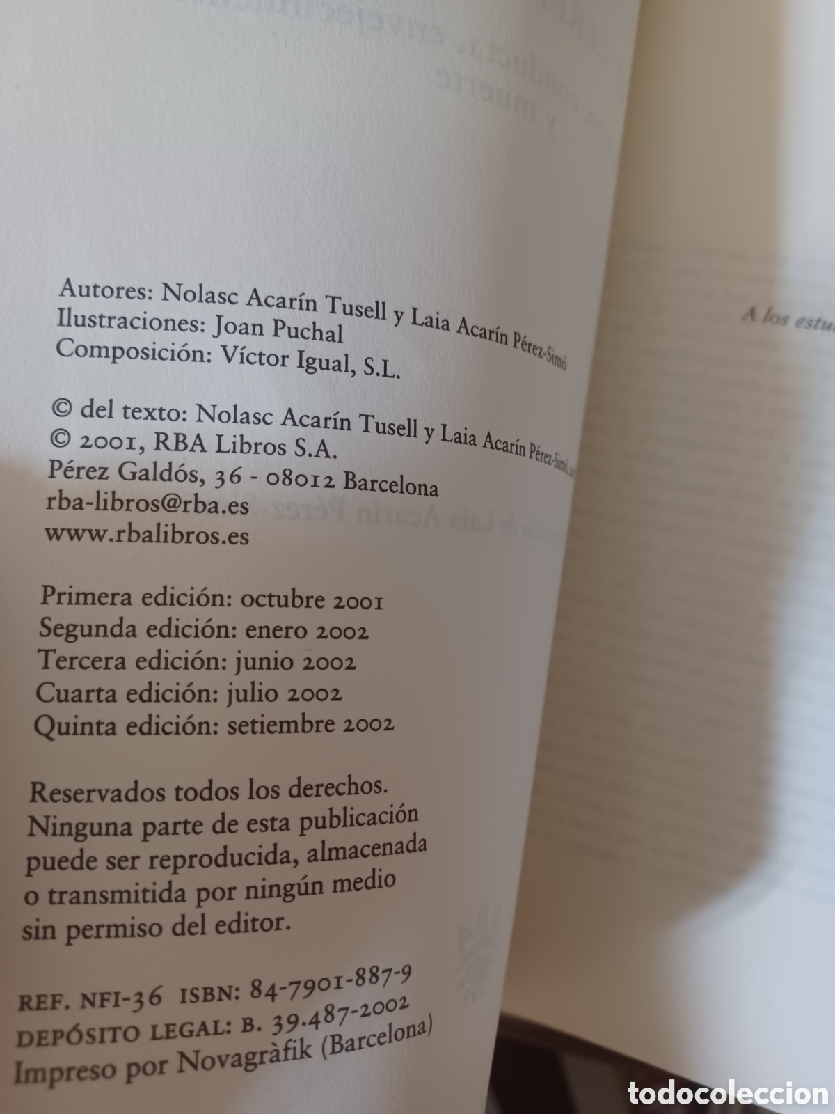 Libros: Barybook 71 B. . . El cerebro del rey Nolasc acarin RBA - Foto 4