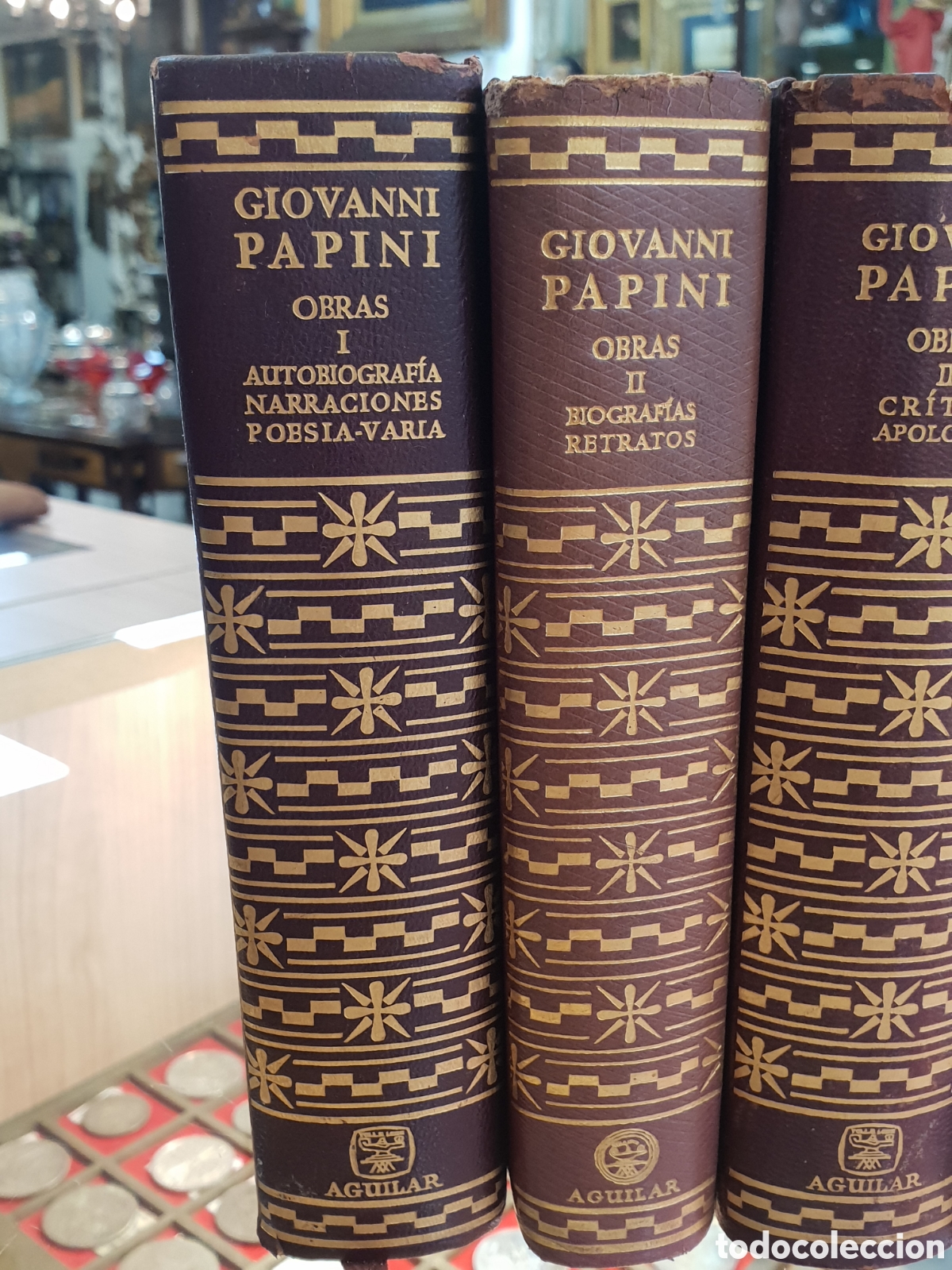 Libros: OBRAS GIOVANNI PAPINI 5 TOMOS. AGUILAR. - Foto 5