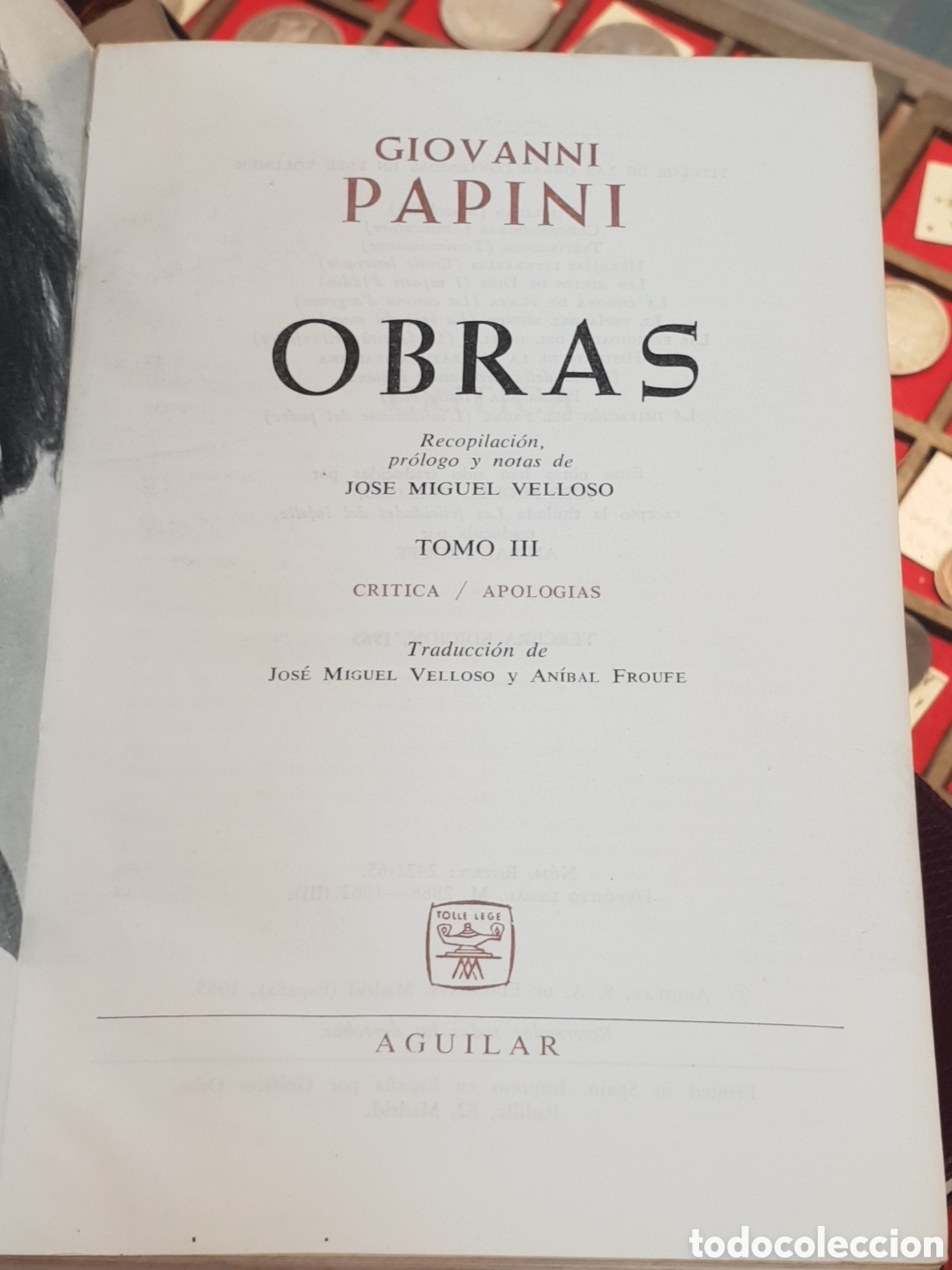 Libros: OBRAS GIOVANNI PAPINI 5 TOMOS. AGUILAR. - Foto 19
