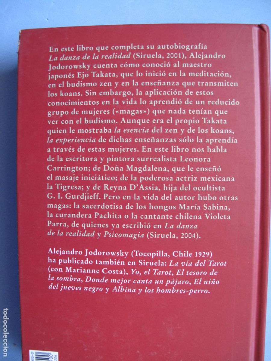 Libros: EL MAESTRO Y LAS MAGAS.- ALEJANDRO JODOROWSKY.- EDICIONES SIRUELA. 2005 - Foto 3