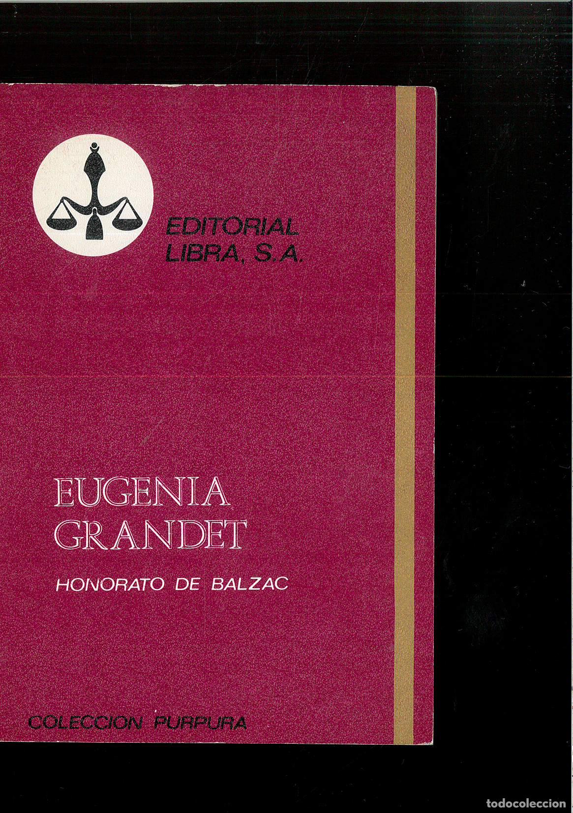 Libros: Eugenia Grandet - HONORATO DE BALZAC - Foto 1