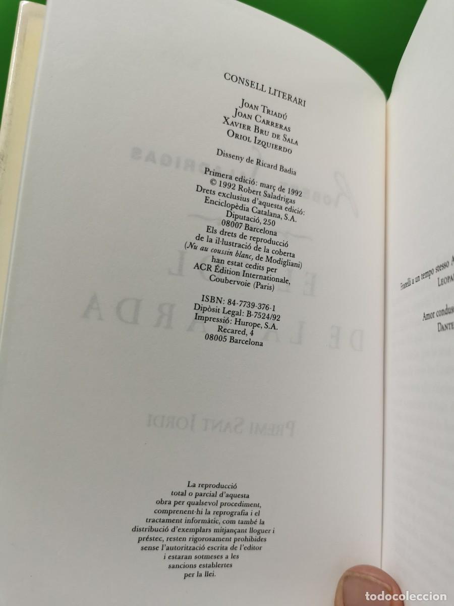 Libros: EL SOL DE LA TARDA - ROBERT SALADRIGAS. PROA EDICIONS - Foto 3