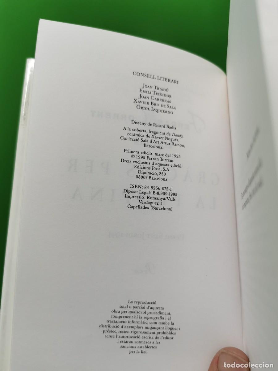 Libros: GR&Agrave;CIES PER LA PROPINA, FERRAN TORRENT, ED. PROA - Foto 3
