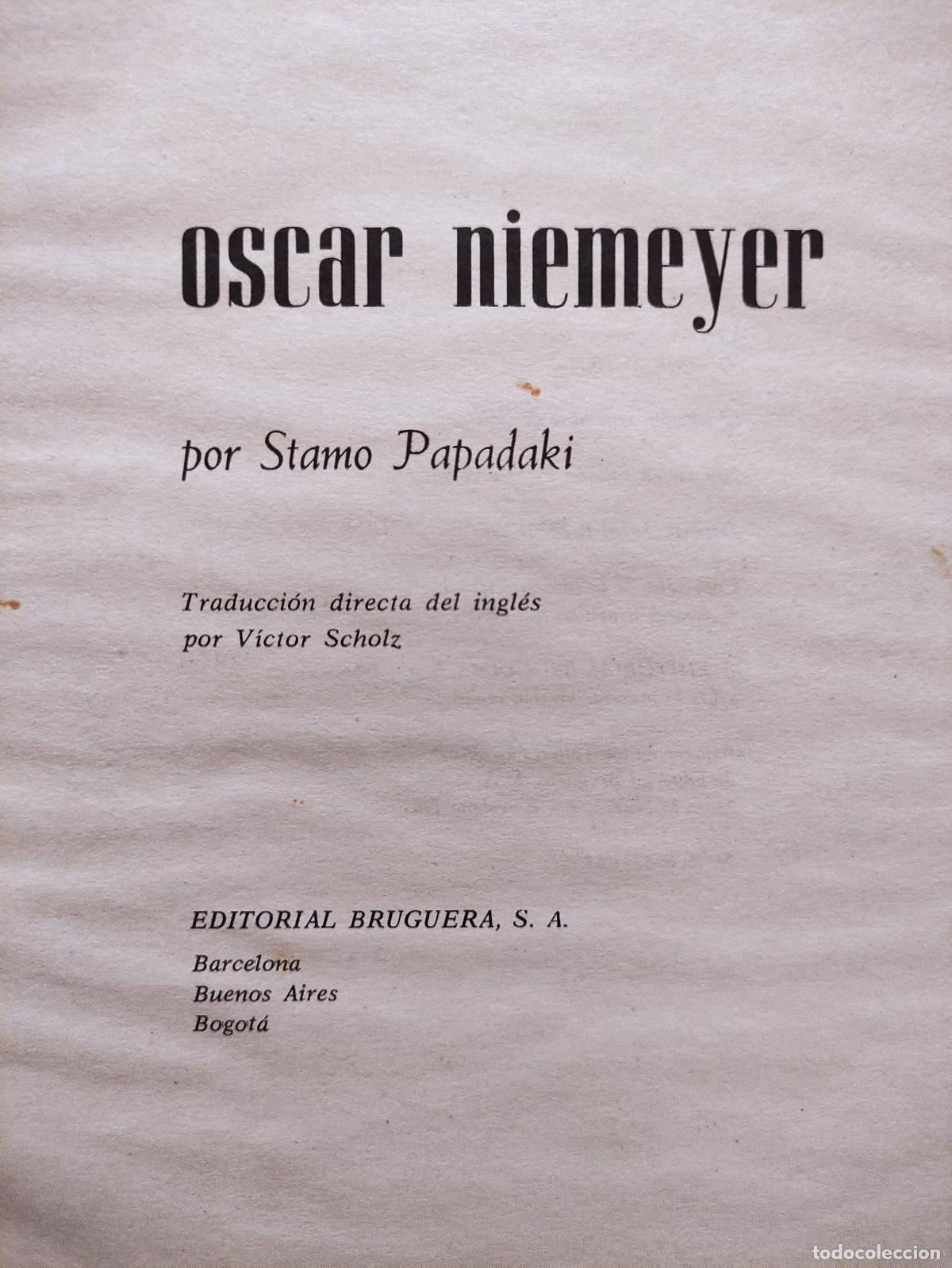 Libros: OSCAR NIEMEYER - STAMO PAPADAKI - Foto 5