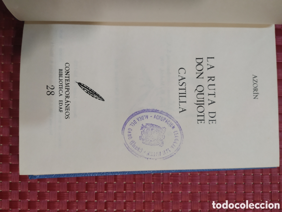 Libros: Azor&iacute;n. La ruta de Don Quijote. Castilla - Foto 3