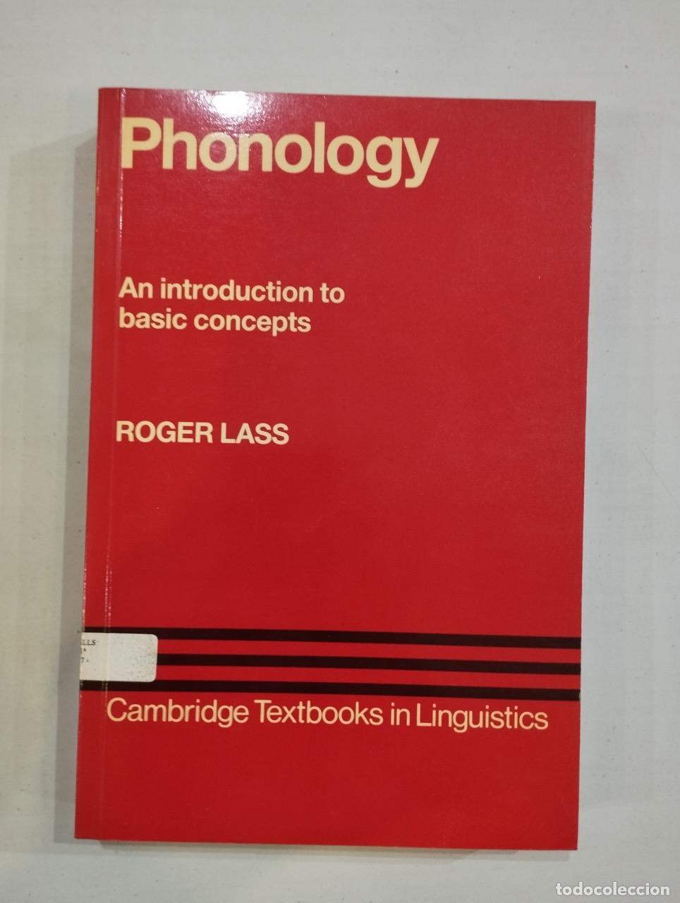 Libros: Roger Lass - Phonology. An introduction to basic concepts - Foto 1