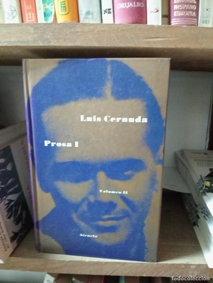 Libros: CERNUDA, LUIS. - Prosa I. Volumen II. - Foto 1