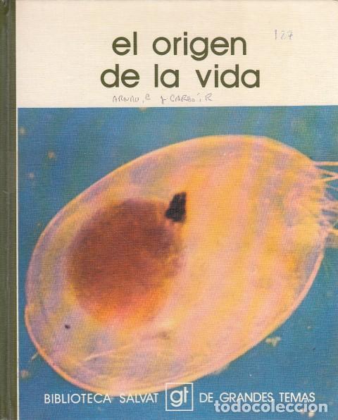 Libros: EL ORIGEN DE LA VIDA - ESTEVA FABREGAT, CLAUDIO - Foto 1