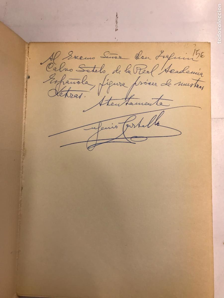 Libros: POEMAS DEL CIELO Y MAR. (DEDICATORIA DEL AUTOR). - EUGENIO CARBALLO. - Foto 2