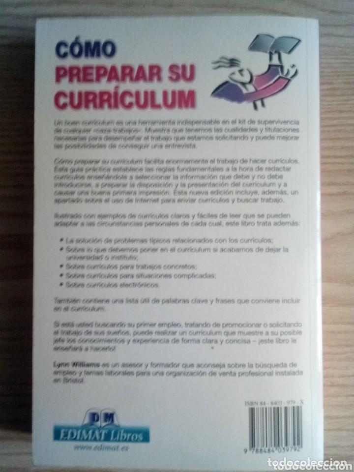 Libros: C&oacute;mo preparar su curr&iacute;culum, de Lynn Williams - Foto 3