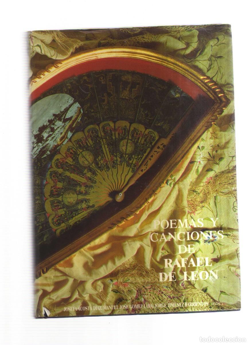 Libros: POEMAS Y CANCIONES DE RAFAEL DE LEON EDICIONES ALFAR - Foto 1