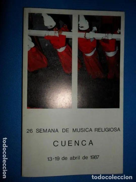 26 semana de m&uacute;sica religiosa Cuenca, 1987