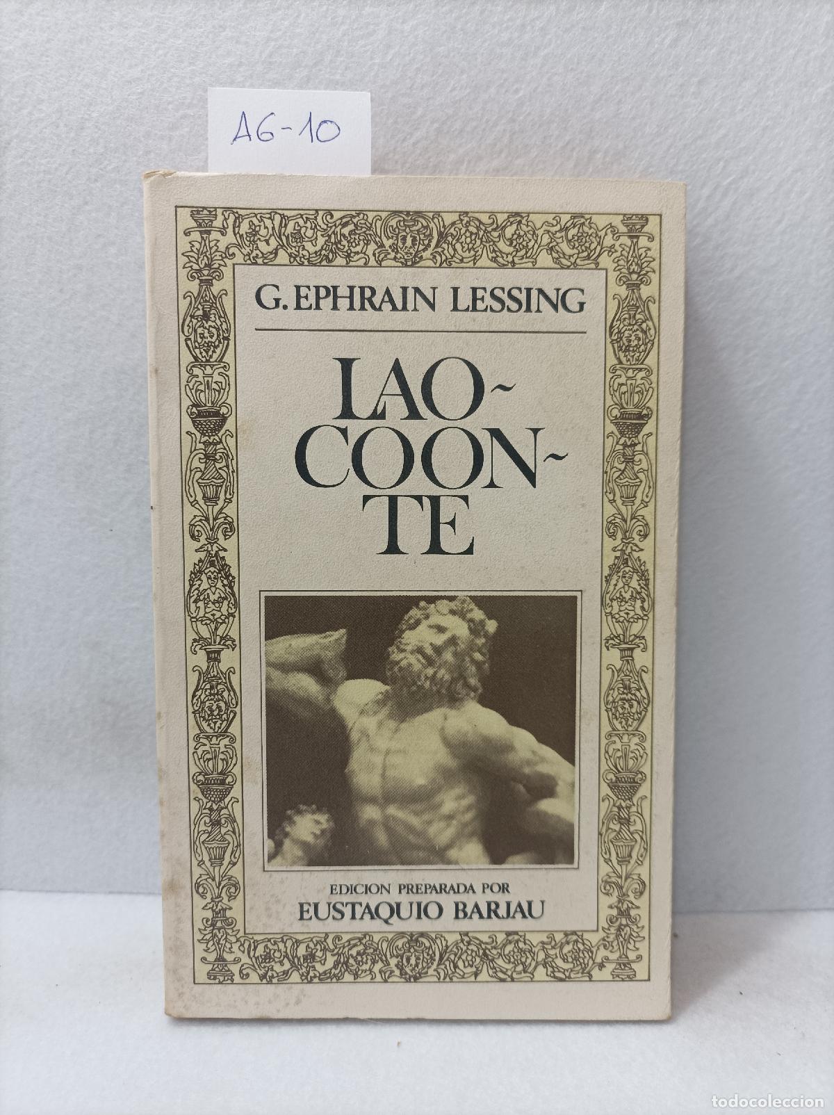 Libros: LESSING, G. Ephrain: - Laocoonte. - Foto 1