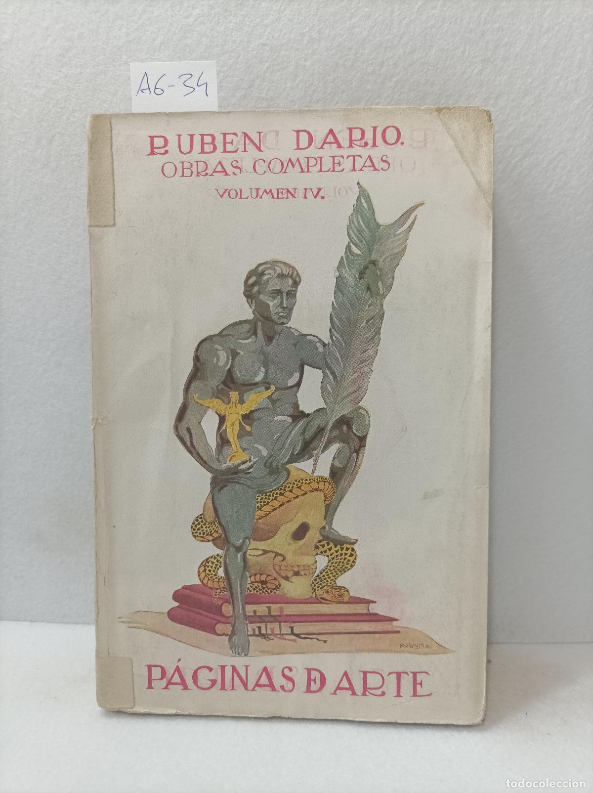 Libros: DAR&Iacute;O, Rub&eacute;n: - P&aacute;ginas de arte. - Foto 1