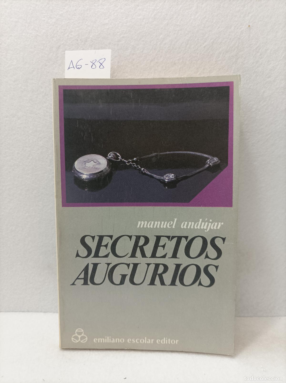 Libros: AND&Uacute;JAR, Manuel: - Secretos augurios. - Foto 1
