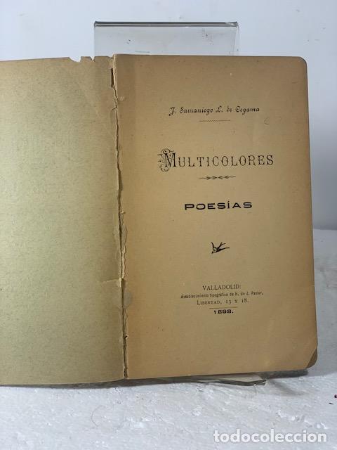 Libros: MULTICOLORES SAMANIEGO L DE CEGAMA J 1898 - Foto 2