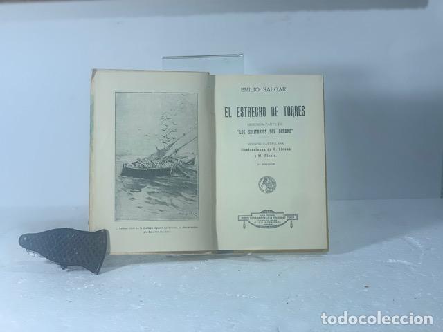 Libros: EL ESTRECHO DE TORRES EMILIO SALGARI - Foto 2