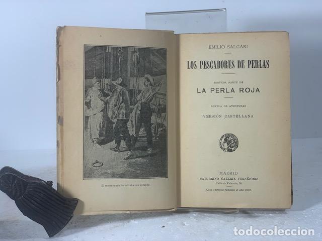 Libros: LOS PESCADORES DE PERLAS EMILIO SALGARI - Foto 4