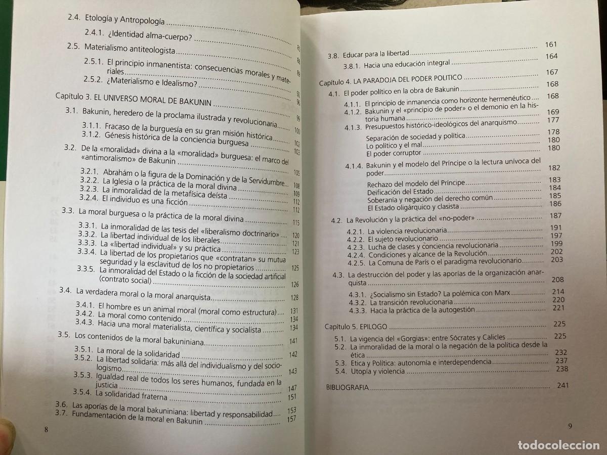 Libros: Demetrio Velasco Criado - Etica y poder pol&iacute;tico en M. Bakunin - Foto 3