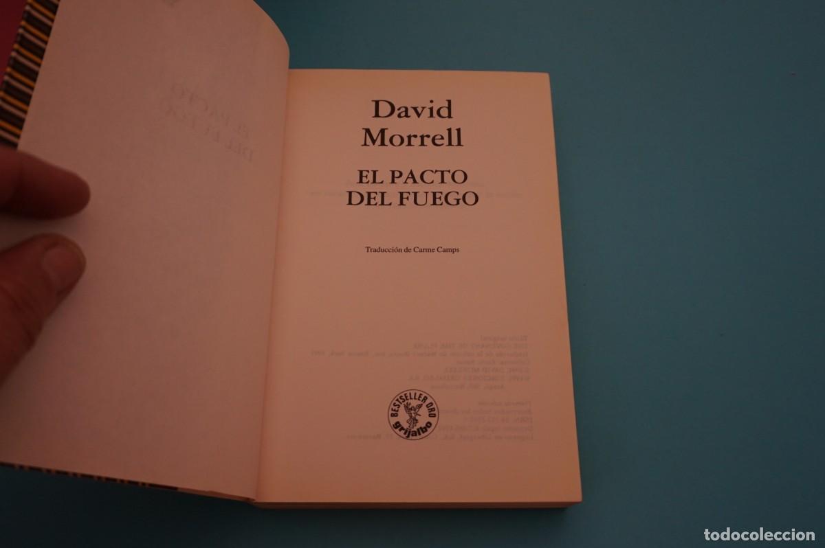 Libros: AR17B/ EL PACTO DEL FUEGO - DAVID MORRELL - Foto 2