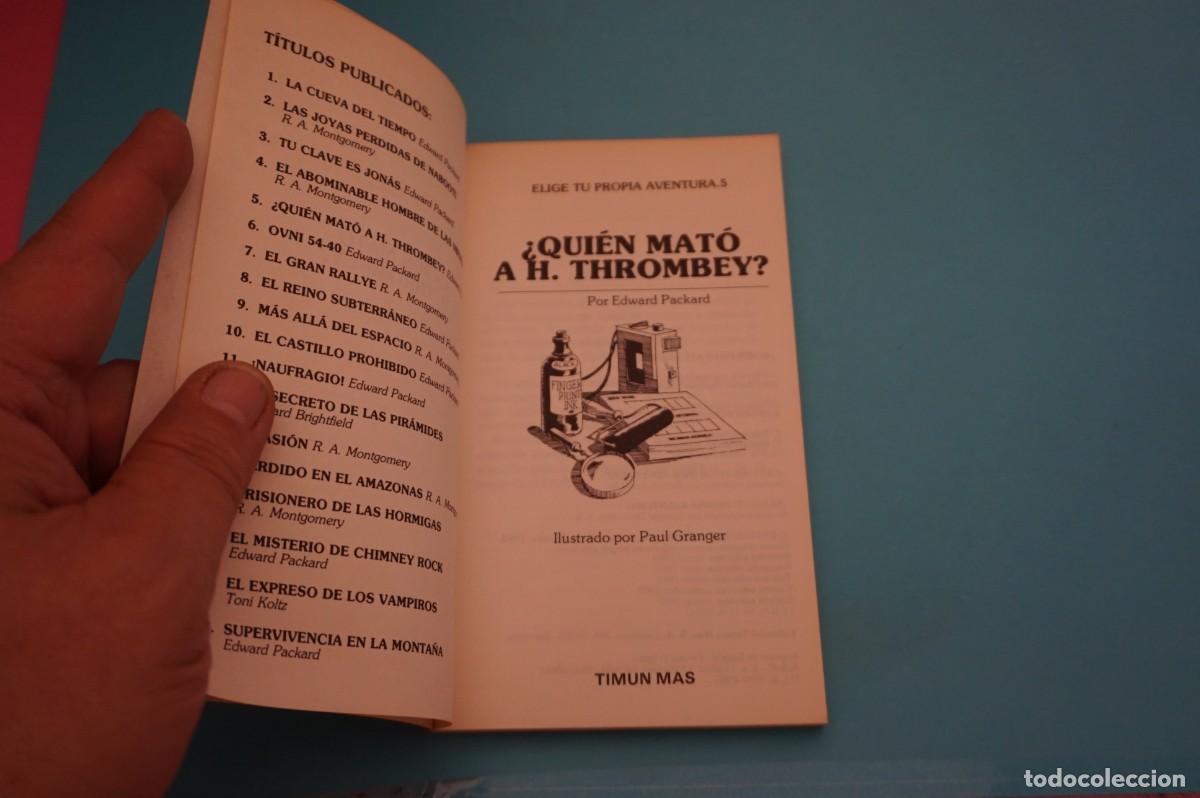 Libros: AR17B/ &iquest;QUIEN MATO A H. THROMBEY? / TIMUN MAS - Foto 2