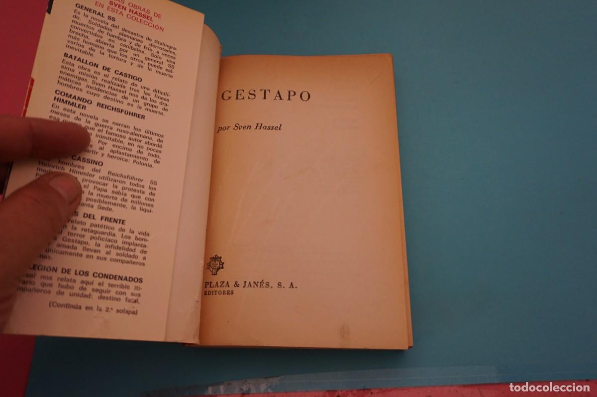 Libros: AR17B/ GESTAPO - SVEN HASSEL / PLAZA & JANES - Foto 2