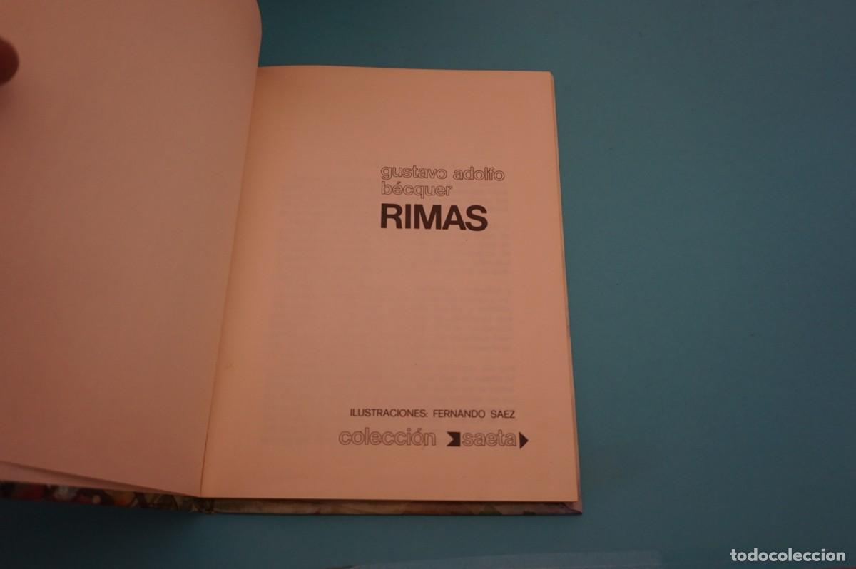Libros: AR17B/ RIMAS - GUSTAVO ADOLFO BECQUER / COLECCION SAETA - Foto 2