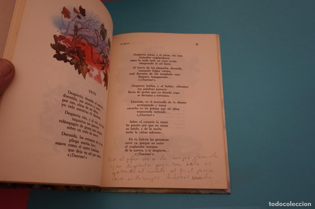 Libros: AR17B/ RIMAS - GUSTAVO ADOLFO BECQUER / COLECCION SAETA - Foto 6