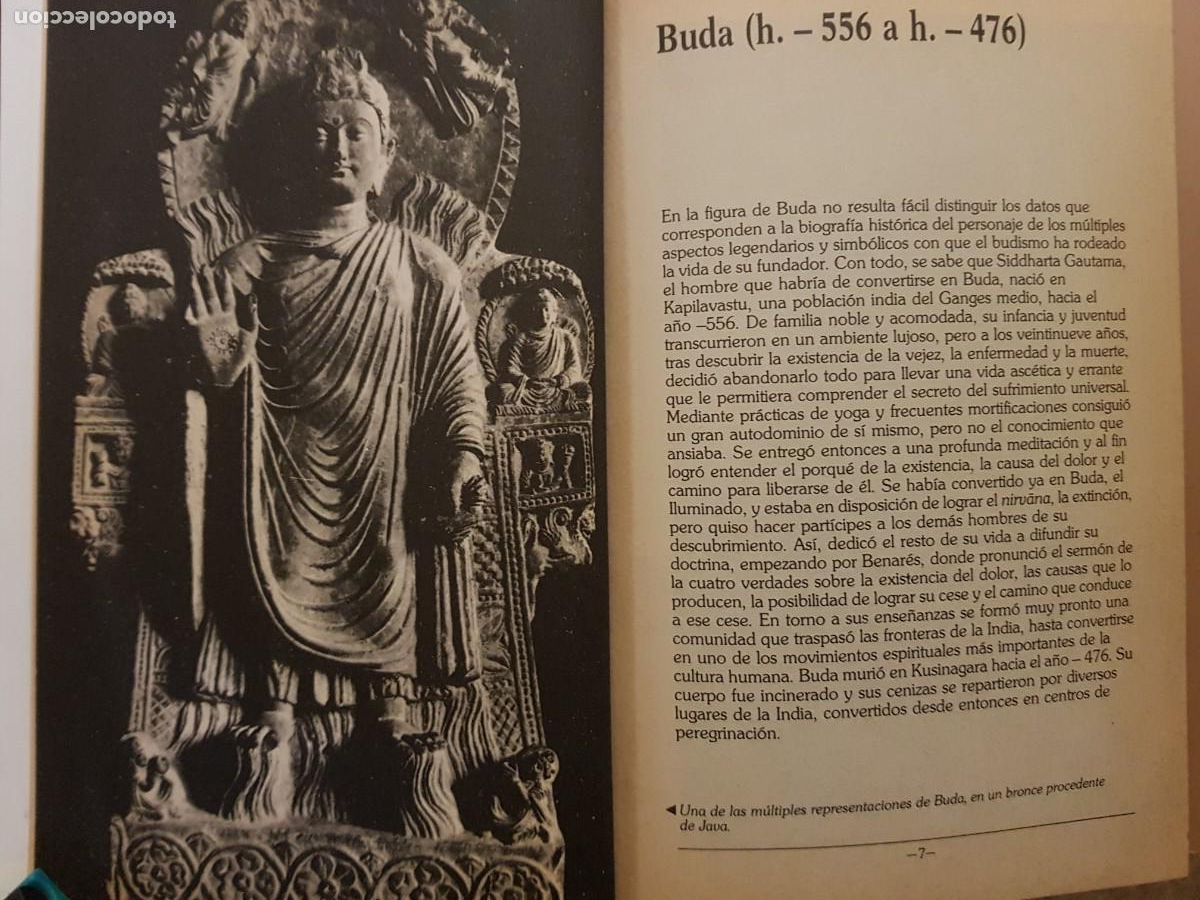 Libros: BUDA - MAURICE PERCHERON - ED. SALVAT - 1988 (ILUST) - Foto 7