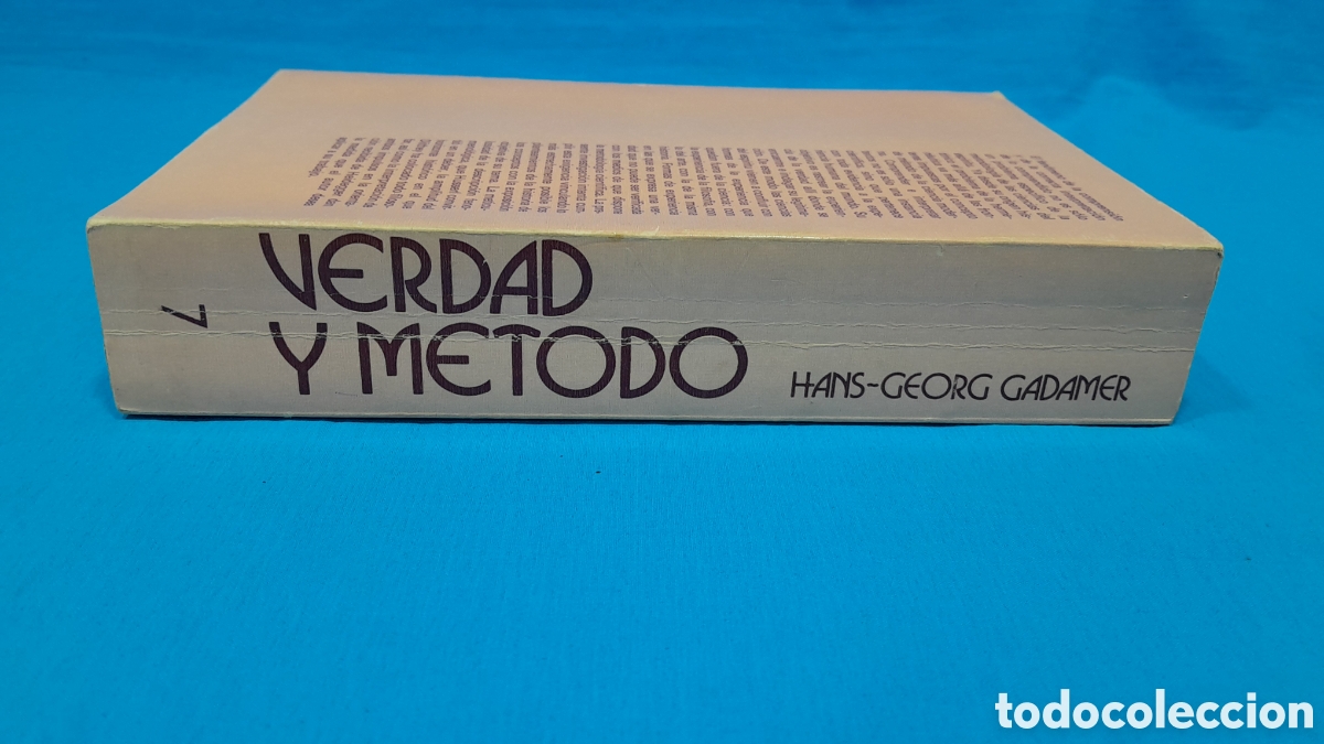 Libros: VERDAD Y M&Eacute;TODO - HANS GEORG GADAMER - Foto 4
