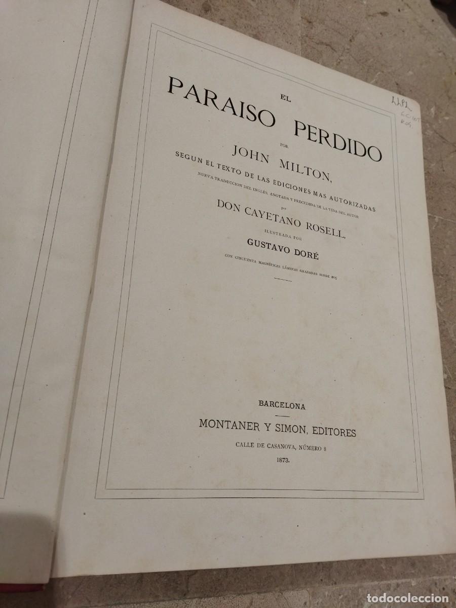 Libros: EL PARA&Iacute;SO PERDIDO - MILTON, JOHN - Foto 2