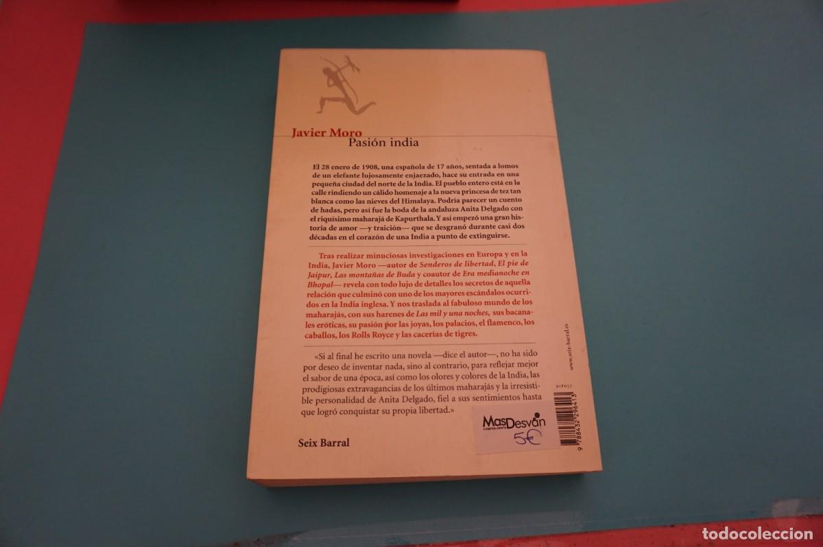 Libros: AR17F/ PASION INDIA - JAVIER MORO / SEIX BARRAL EDITOR - Foto 5